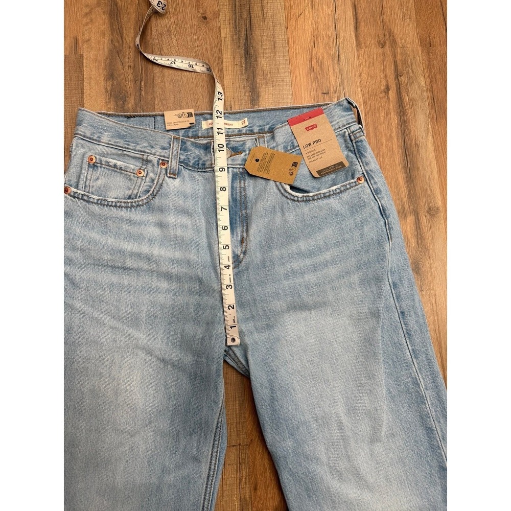 Levi's Low Pro Straight Jeans Women's Size 27 Light Wash Mid Rise Relaxed Straig - Picture 11 of 11